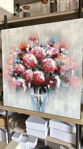Quadro floreale dipinto - floreale, a