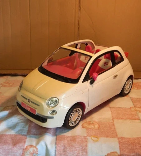 Barbie fiat 500 convertible - barbie,