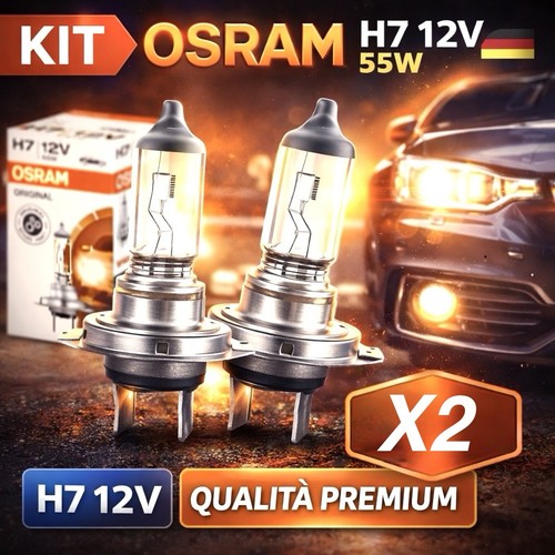 Osram coppia lampadine - osram, h7