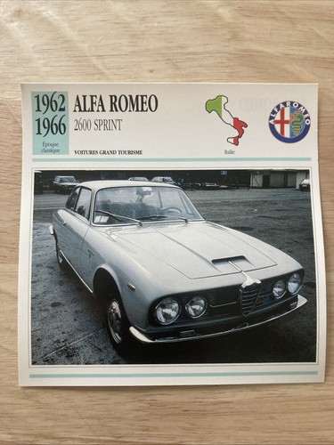 Alfa roméo 2600 sprint - roméo,