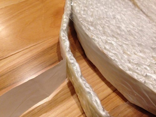 Adesivo posteriore piatto x - piatto, 1"