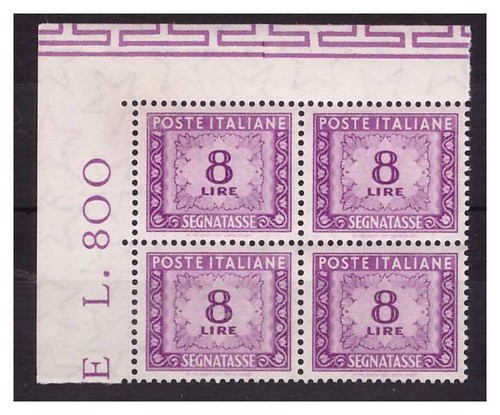 Italia 1956 segnatasse 8 - 1956,