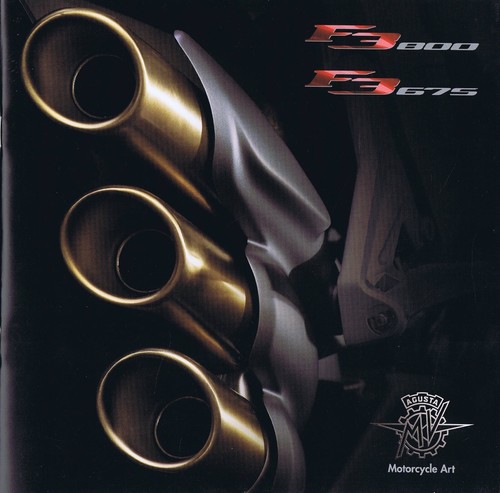 Brochure depliant agusta f3 - mv,