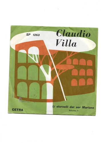 Claudio villa disco giri - claudio, "