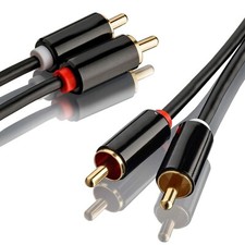 50 cm Cavi RCA Impianti Stereo, Amplificatori, Home Cinema HiFi ottima qualità