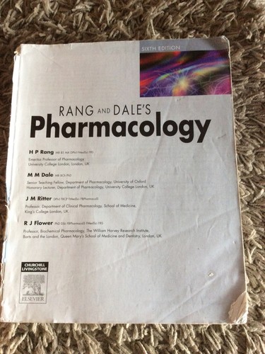 Rang and dale pharmacology - rang,