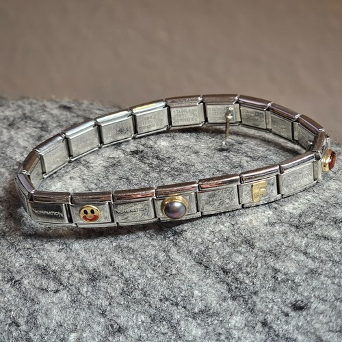 Bracciale nomination steel - steel, con
