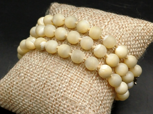 Collana girocollo perle - perle, di
