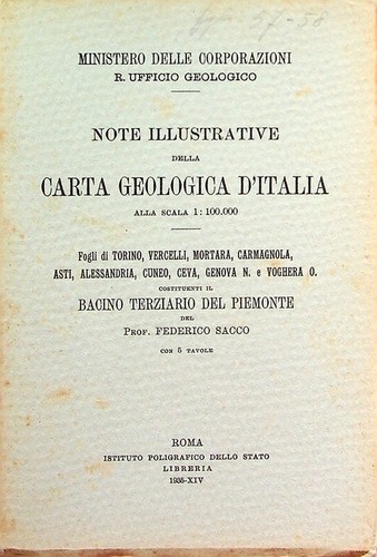 Note illustrative della - , carta
