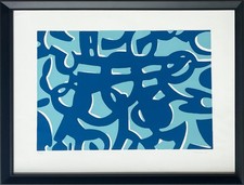 "La ricerca del colore (Blu)" - Carla Accardi (1924-2014)