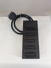 CIABATTA MULTIPRESA SCART 5 INPUT INGRESSI 1 OUTPUT USCITA