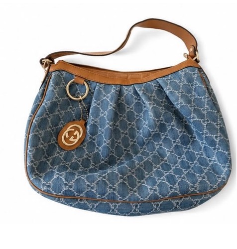 Gucci monogram denim - monogram, &