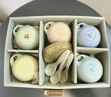 Set di 5 mini ciotole coperchi