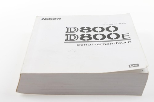 Nikon d800 d800e - d800/d800e, manuale