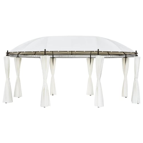 Gazebo cream white - gazebo,
