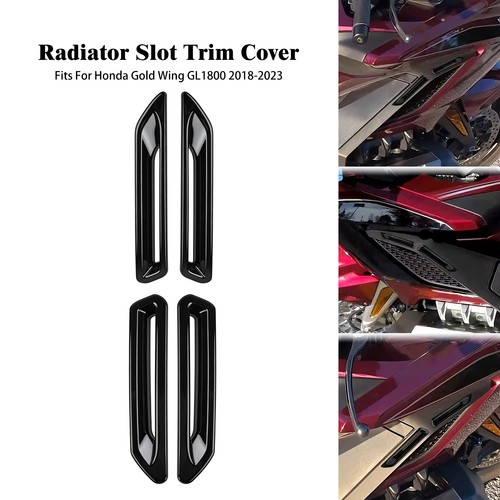 Trim sfiato radiatore nero - 4x,