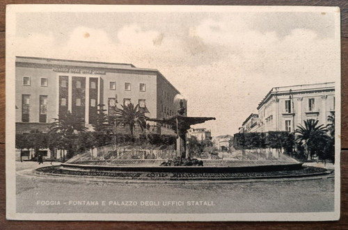 1943 foggia col palazzo - 1943, degli