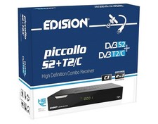 Edision Piccolo S2+T2-C Combo H 265-HEVC Visione canali Svizzeri.