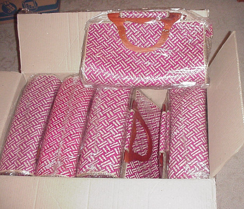 Borsa mano bambù fucsia - borsa,