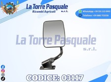 03117 SPECCHIO UNIVERSALE SX SINISTRO PER TRATTORE-MULETTO-MACCHINA OPERATRICE
