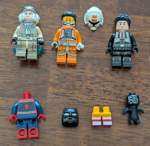 Lego star wars - star, spiderman