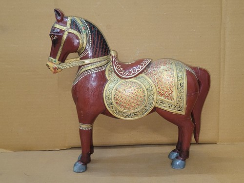 Cavallo reale legno dipinto - in,