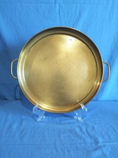 Vassoio Ottone Martellato