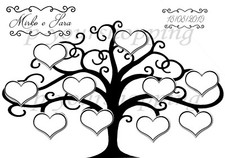 Tableau Mariage albero della vita personalizzata 50x70-70X100cm+omaggio