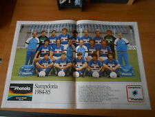 poster-SAMPDORIA A.C. sponsor PHONOLA 1984-85-cm.27,5x42