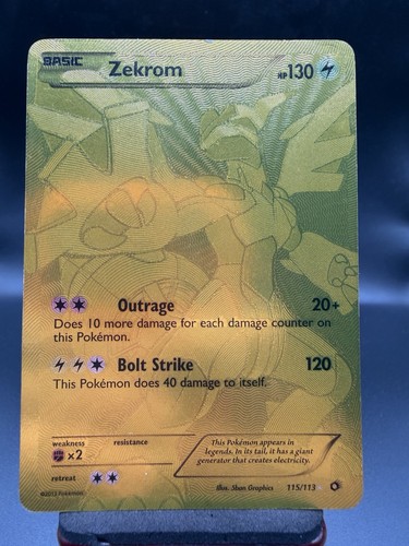 Zekrom 115 full art - 115,