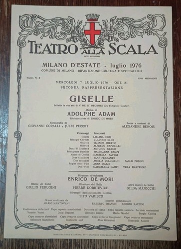 Locandina teatro alla scala - teatro,