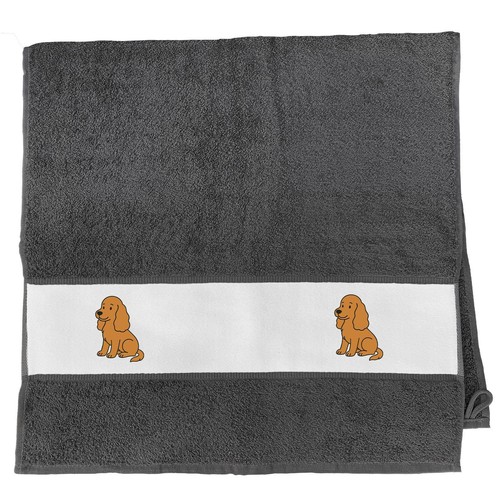 Asciugamano cocker spaniel - asciugamano,