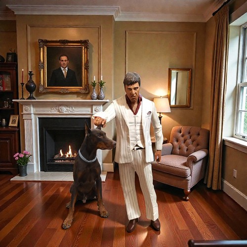 Action figure scarface tony - action,
