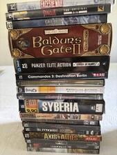 Baldur’s Gate WW2 Mega Lotto Pc Game Retro Vintage Completi Come Nuovi