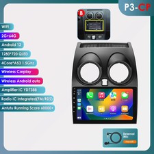 AUTORADIO 2DIN ANDROID 13 NISSAN QASHQAI J10 2006-2013 CARPLAY WIRELESS GPS 4G