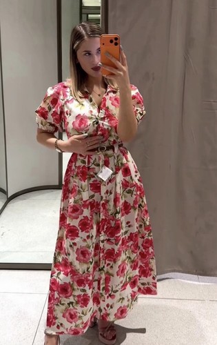 Zara abito midi donna - zara,