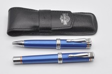 Harley Davidson set FP + BP Special Edition (Ines Dugelay Design) blue laquer