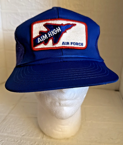 Cappello camionista maglia blu
