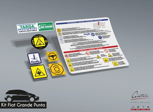 Kit adesivi fiat - kit, grande