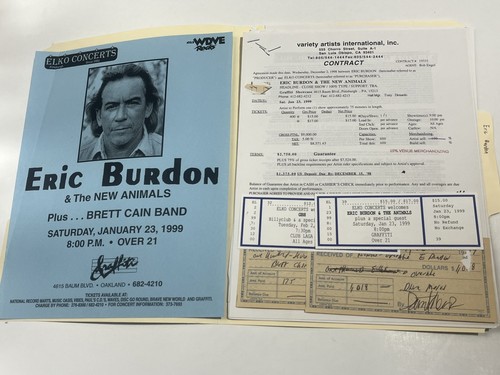 Contratto concerto eric burdon - contratto,