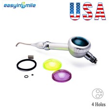 Lucidatrice ad aria dentale 4 fori lucidatura denti manipolo profila flusso d'aria getto igiene