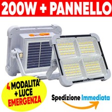 FARO 200W LED ad AUTORICARICA
