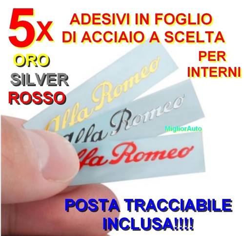 Mini adesivi stemma alfa - adesivi,