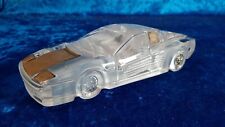 *ST1 FERRARI TESTAROSSA VINTAGE CRISTALLO CRYSTAL 1/24 18 CM ARGENTO 800