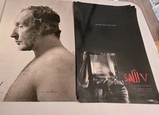 Poster film Saw V entrambe le versioni 2008 11x17 30 pezzi horror puzzle Tobin Bell