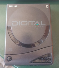PORTABLE CD PLAYER LETTORE CD PORTATILE PHILIPS RARE D6800/00 VINTAGE
