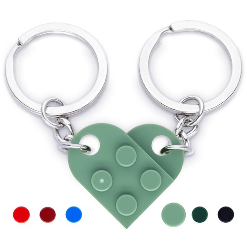Portachiavi coppia cuore - portachiavi, per
