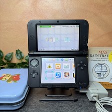 Console Nintendo 3DS XL Blu/Nera 🔹 Con custodia e caricatore