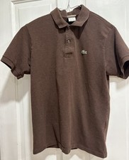 Polo Lacoste ragazzo marrone