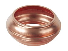 borchia in rame copri collare pluviale discendente raccolta acqua piovana